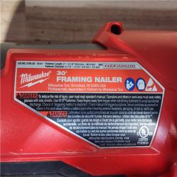 HOUSTON LOCATION - AS-IS Milwaukee FUEL 3-1/2 in. 18-Volt 30-Degree Lithium-Ion Brushless Cordless Framing Nailer (Tool-Only)