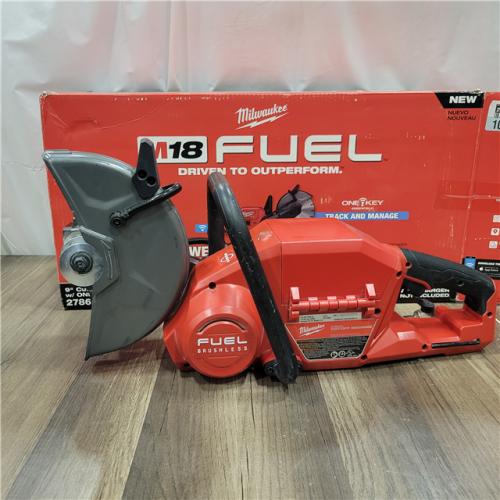 AS-IS Milwaukee M18 FUEL 9 Cut-Off Saw with ONE-KEY Bare Tool
