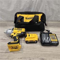 AS-IS Dewalt 20V MAX Lithium-Ion Cordless 1/2 in. Impact Wrench Kit