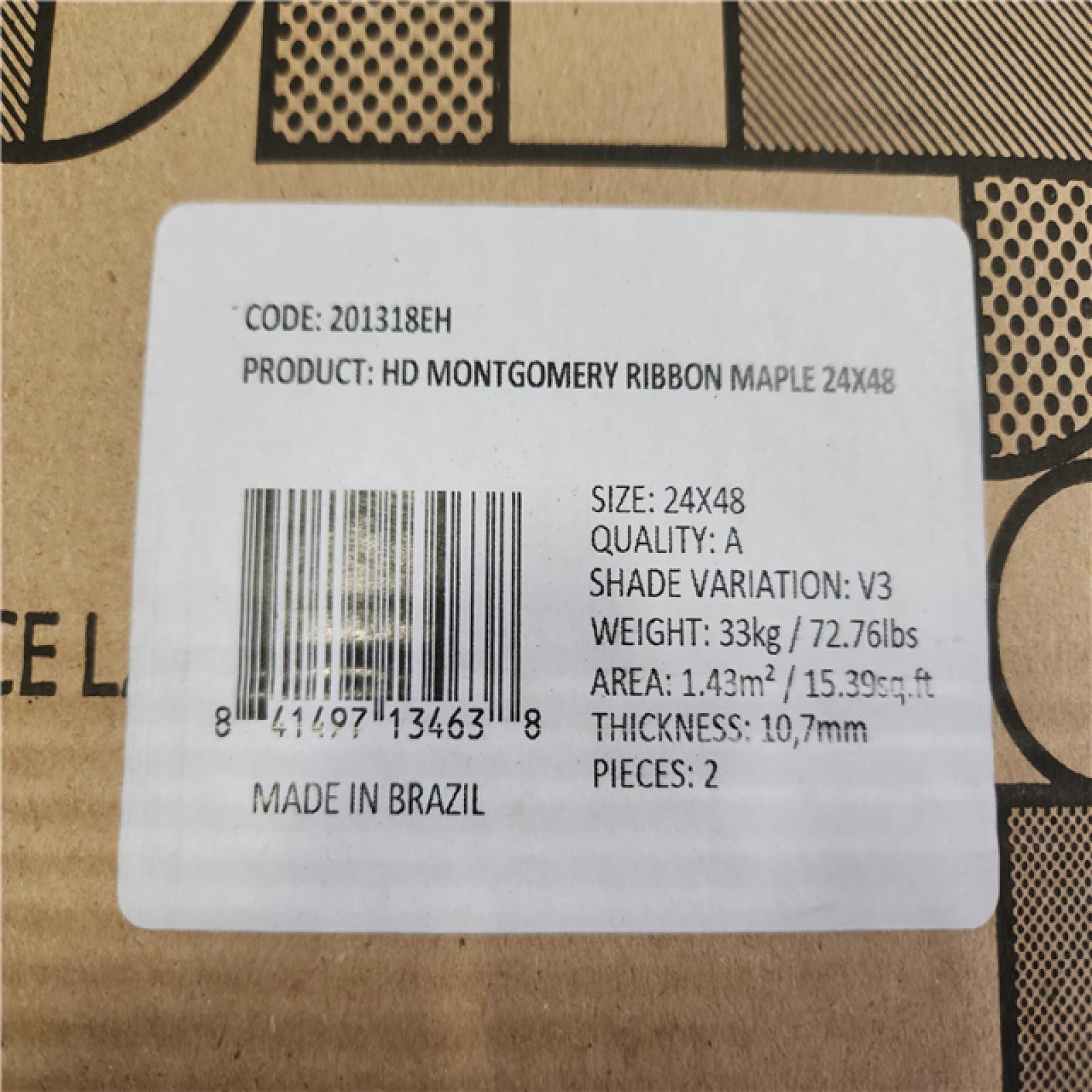 Phoenix Ivy Hill Tile Montgomery Ribbon Maple 24 in. x 48 in. Matte Porcelain Floor and Wall Tile (485 sq. ft. /12 Case)