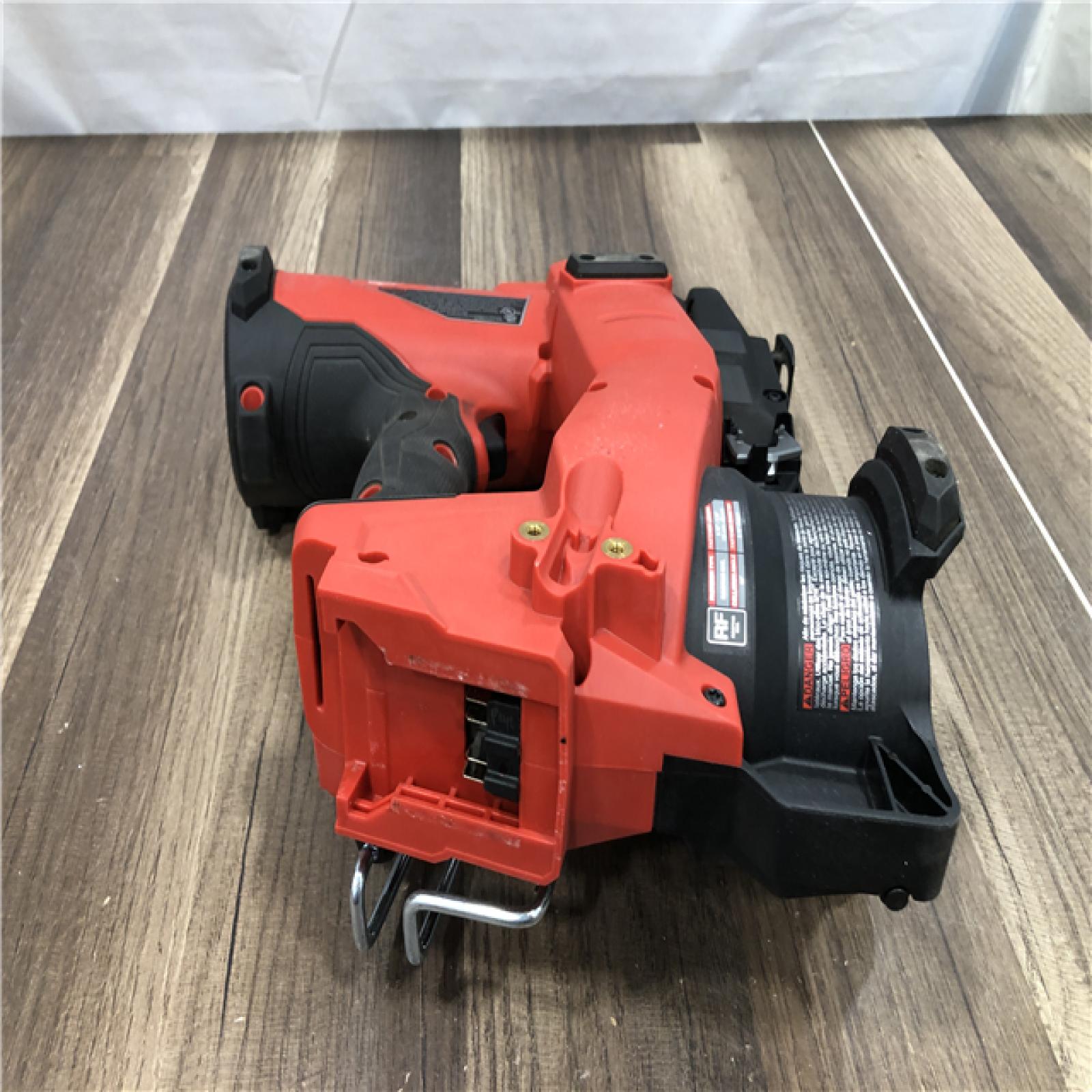 AS-IS Milwaukee FUEL 18-Volt Lithium-Ion Brushless Cordless Coil Roofing Nailer (Tool Only)