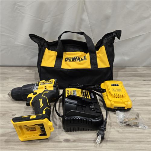 AS-IS DEWALT ATOMIC 20V Cordless 1/2 in. Compact Hammer Drill Kit