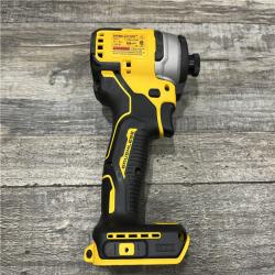 AS-IS DEWALT Atomic 20V Max Lithium-Ion Brushless Cordless Compact 1/4 in. Impact Driver Kit