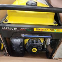 Phoenix Champion Power Equipment 7850/6250-Watt Recoil Start Storm Ready Gasoline and Propane Powered Dual Fuel Portable Generator with CO Shield