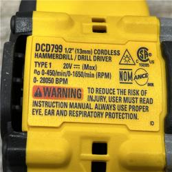 AS-IS DEWALT ATOMIC 20V Lithium-Ion Cordless 1/2 in. Hammer Drill Kit