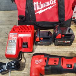 HOUSTON LOCATION - AS-IS M18 18V Lithium-Ion Cordless Combo Kit (5-Tool) with (2) Batteries, Charger and Tool Bag