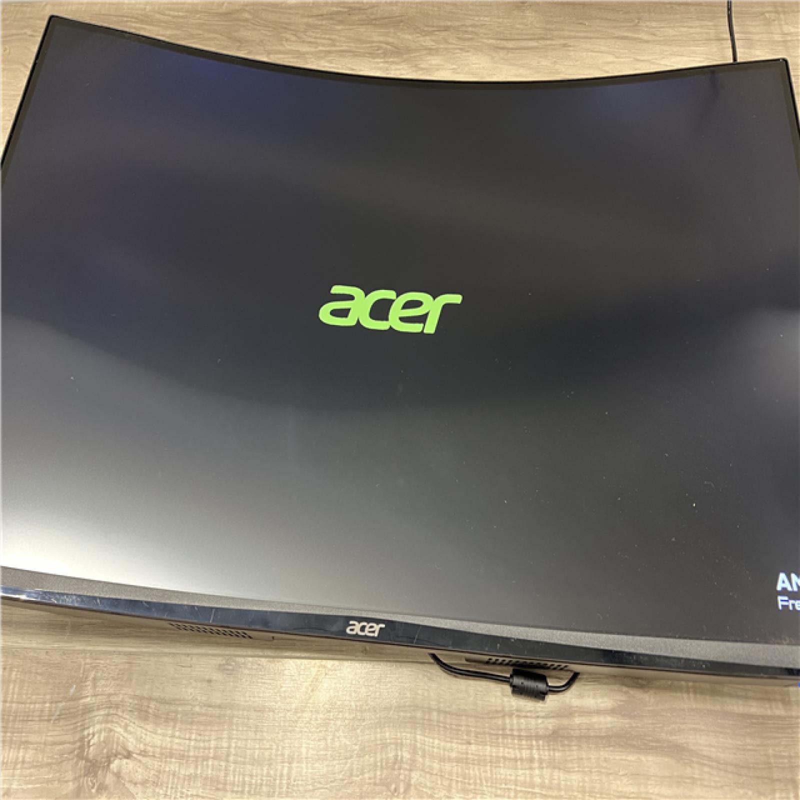 AS-IS Acer - Nitro 27 LED Curved FHD 180Hz 1ms FreeSync Premium Gaming Monitor