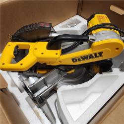 As-Is- DeWalt 15 Amp Corded 12 in. Compound Double Bevel Miter Saw