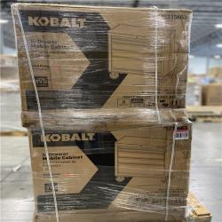 DALLAS LOCATION- Kobalt 36-in W x 38-in H 5-Drawer Steel Rolling Tool Cabinet (Red) PALLET - (4 UNITS)