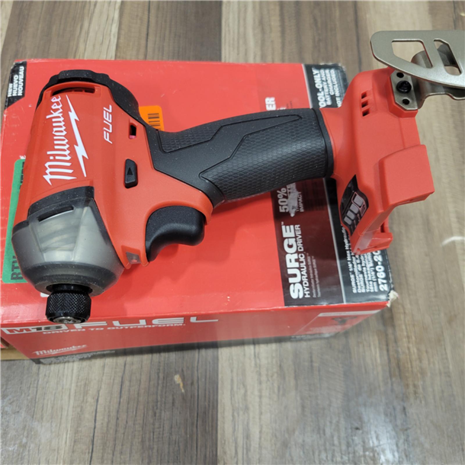 AS-IS  Milwaukee 2760-20 - M18 Fuel Surge 18V Cordless Drill/Driver Bare Tool