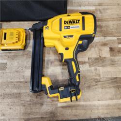 HOUSTON LOCATION - AS - IS DEWALT 20V MAX XR Lithium-Ion Cordless 18-Gauge Narrow Crown Stapler Kit