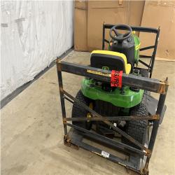 Houston Location - AS-IS Outdoor Power Equipment JOHN DEERE S100 SIT DOWN MOWER