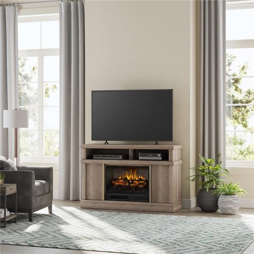 Phoenix Location NEW Meyerson 48in Natural Camel Ash Fireplace Console