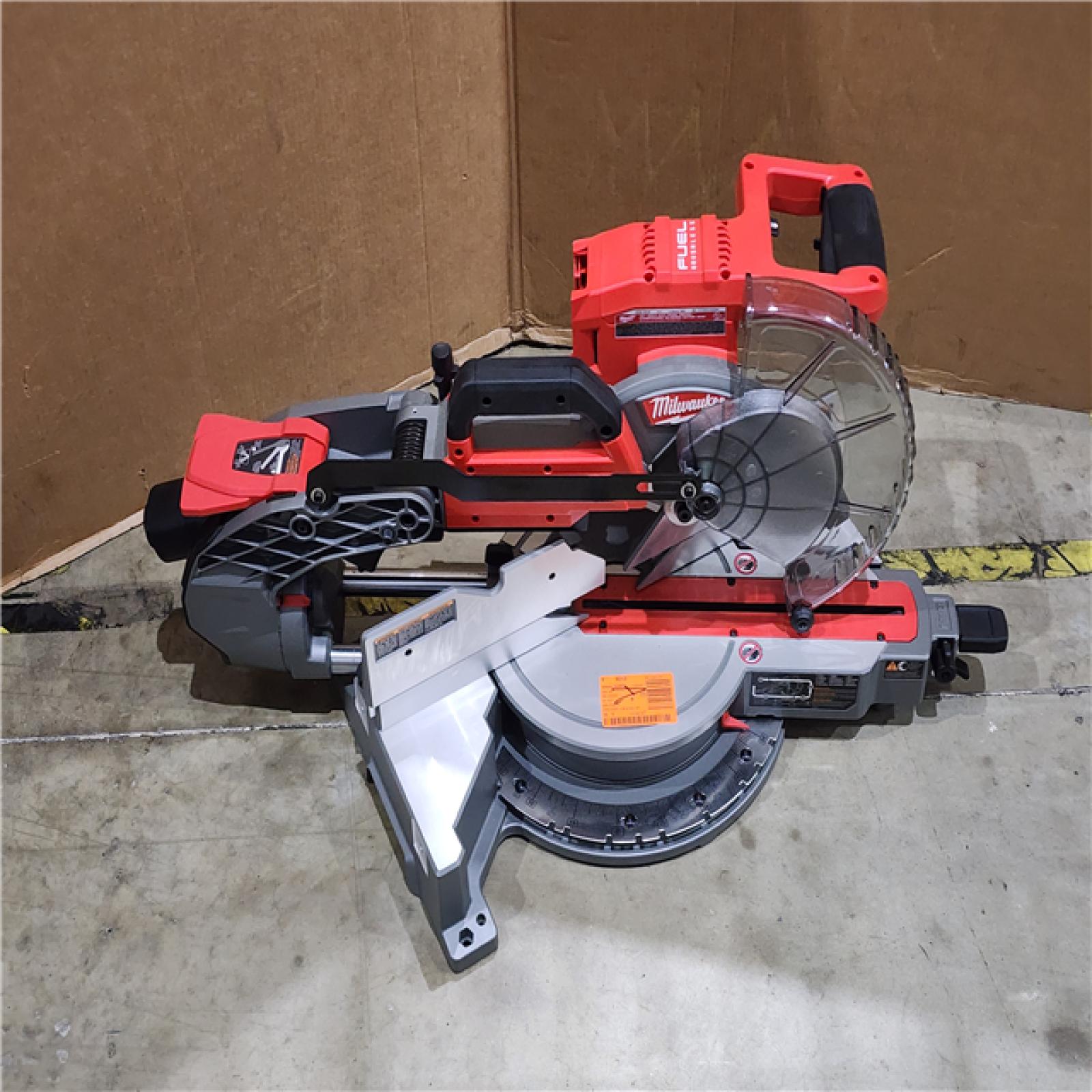HOUSTON LOCATION - AS-IS Milwaukee M18 FUEL Brushless Cordless 10 in. Dual Bevel Sliding Compound Miter Saw (Tool-Only)