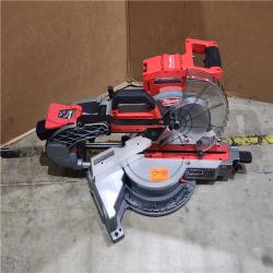 HOUSTON LOCATION - AS-IS Milwaukee M18 FUEL Brushless Cordless 10 in. Dual Bevel Sliding Compound Miter Saw (Tool-Only)