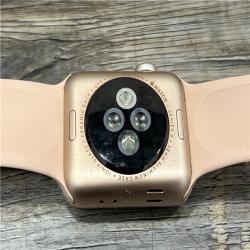 AS-IS Apple Watch Gen 3 Series 3 Cell 38mm Gold Aluminum - Pink Sand Sport