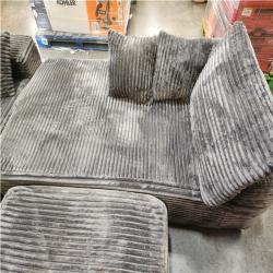 Phoenix NEW Modular L-Shaped 3-Piece Grey Sofa