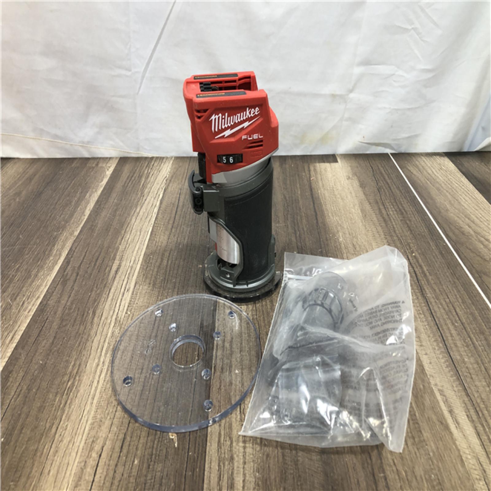 AS-IS Milwaukee FUEL 18V Lithium-Ion Brushless Cordless Compact Router (Tool-Only)