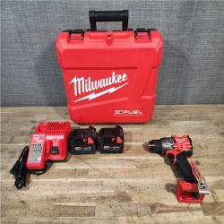 HOUSTON LOCATION - AS-IS (APPEARS LIKE NEW) Milwaukee FUEL 18V Lithium-Ion Brushless Cordless 1/2 in. Hammer Drill Driver Kit