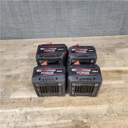 HOUSTON LOCATION - AS-IS MILWAUKEE FORGE BATTERY PACK QTY - 4