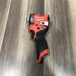 AS-IS Milwaukee FUEL 12V Lithium-Ion Brushless Cordless 3/8 in. Sub Compact Impact Wrench