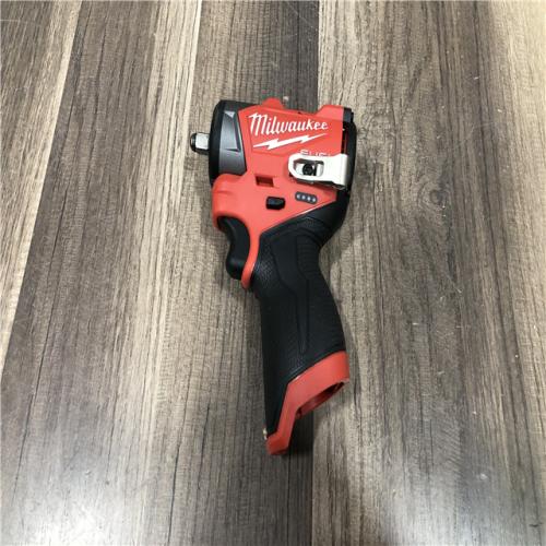 AS-IS Milwaukee FUEL 12V Lithium-Ion Brushless Cordless 3/8 in. Sub Compact Impact Wrench