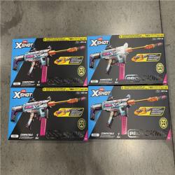 NEW! - BULLSEYE XSHOT Pro Motorized Piston Pump Toy Dart Blaster by ZURU - (4 UNITS)