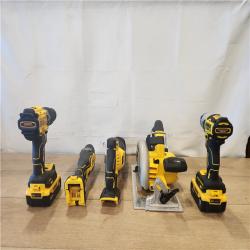 AS-IS- DEWALT 5 TOOL COMBO KIT