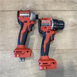 AS-IS Milwaukee 18-Volt Lithium-Ion Brushless Cordless Compact Hammer Drill/Impact Combo Kit