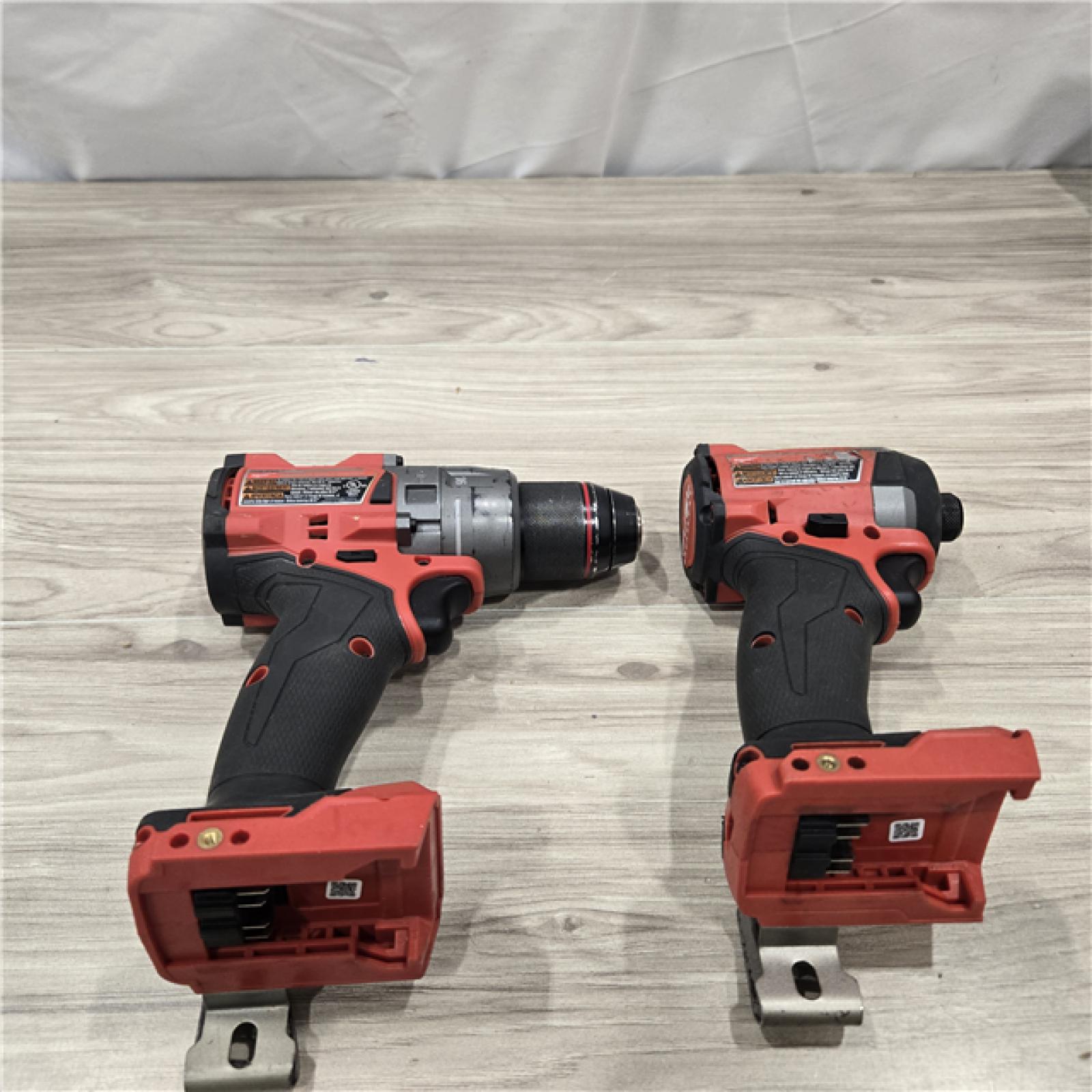 AS-IS MILWAUKEE FUEL 18V Lithium-Ion Brushless Cordless Hammer Drill and Impact Driver Combo Kit