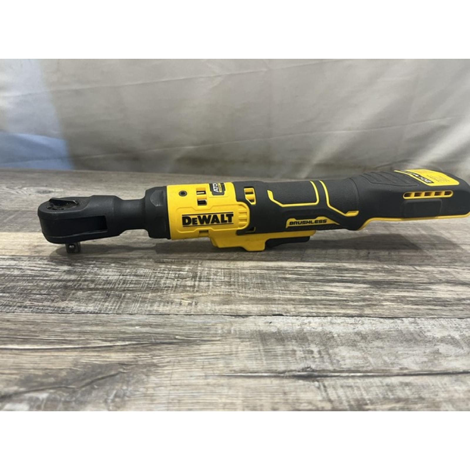 AS-IS DEWALT ATOMIC 20V MAX Cordless 3/8 in. Ratchet (Tool Only)