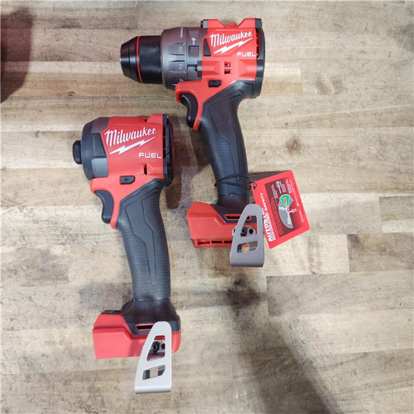 HOUSTON LOCATION - AS-IS Milwaukee  FUEL 18V Lithium-Ion Brushless Cordless Hammer Drill and Impact Driver Combo Kit