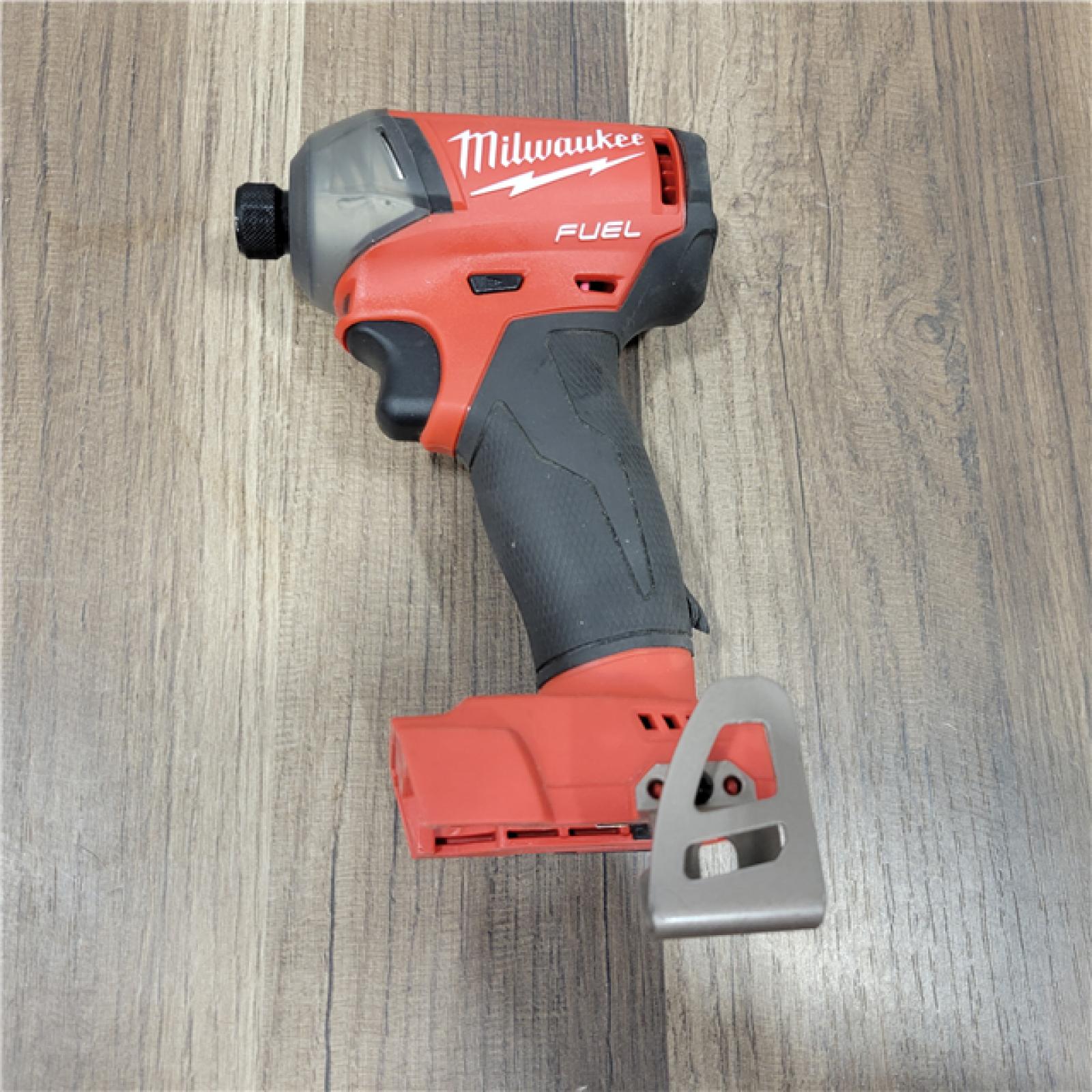 AS-IS Milwaukee 2953-20 18V Lithium-Ion Brushless Cordless 1/4   Hex Impact Driver Bare Tool  Red