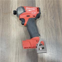 AS-IS Milwaukee 2953-20 18V Lithium-Ion Brushless Cordless 1/4   Hex Impact Driver Bare Tool  Red
