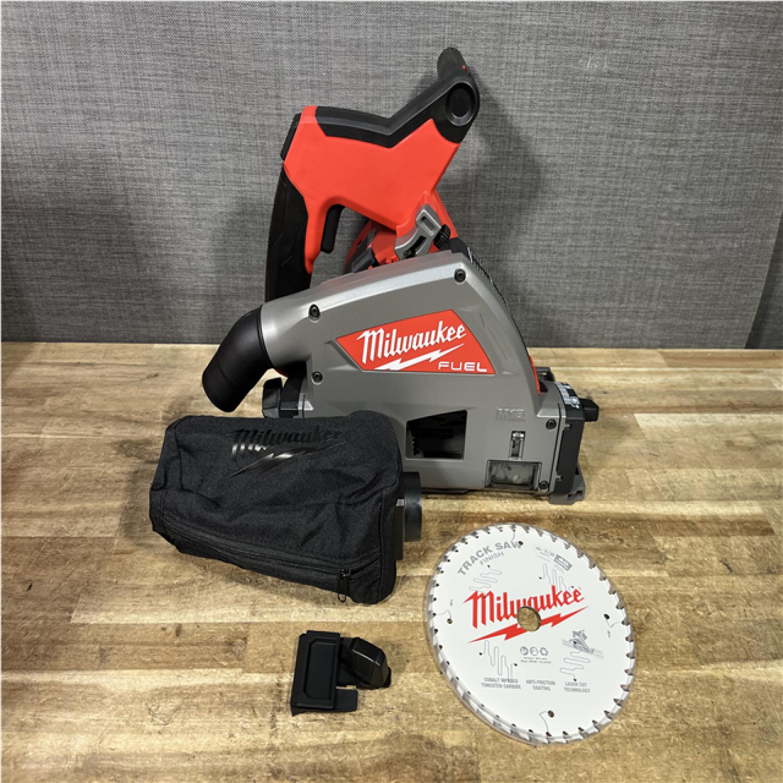 Houston Location Milwaukee FUEL 18V Lithium-Ion Cordless Brushless 6-1/2 in. Plunge Cut Track Saw (Tool-Only)