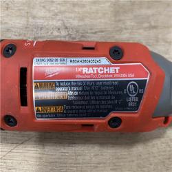 AS-IS Milwaukee FUEL 12-Volt Lithium-Ion Brushless Cordless High Speed 3/8 in. Ratchet (Tool-Only)