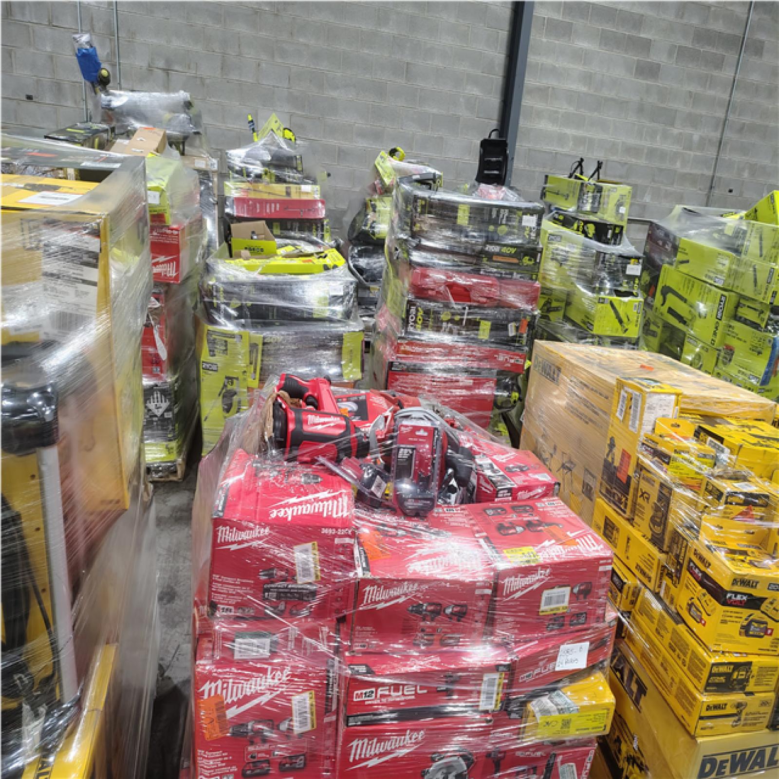 Pittston Location As-Is Power Tools Partial Truckload (14 Pallets) 7585-B