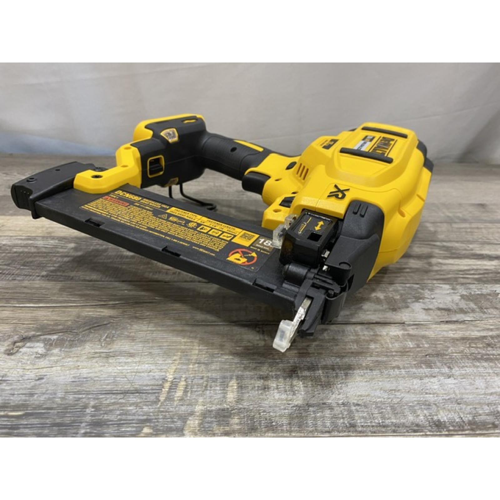 AS-IS DEWALT 20V MAX XR Lithium-Ion Electric Cordless 18-Gauge Brad Nailer (Tool Only)