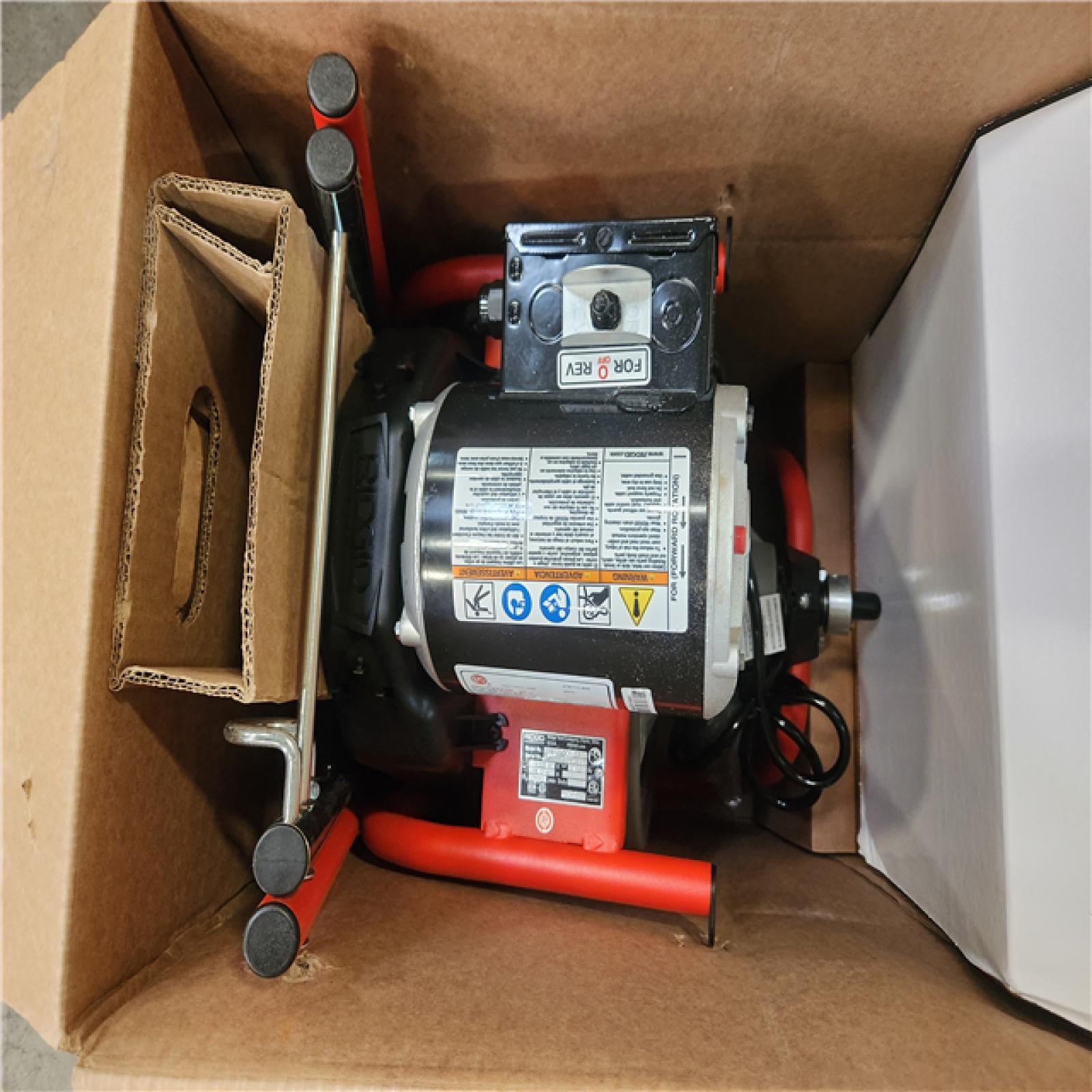 Phoenix NEW RIDGID K-400 AutoFeed Drain Cleaning Snake Auger 120-Volt Drum Machine and C-32IW 3/8 in. x 75 ft. Cable + Tool Set & Gloves