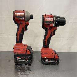 AS-IS- Milwaukee M18 Compact Brushless 2-Tool Combo Kit