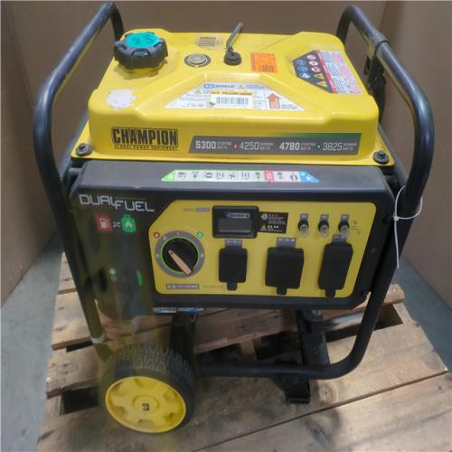 CALIFORNIA AS-IS CHAMPION PORTABLE POWER GENERATOR