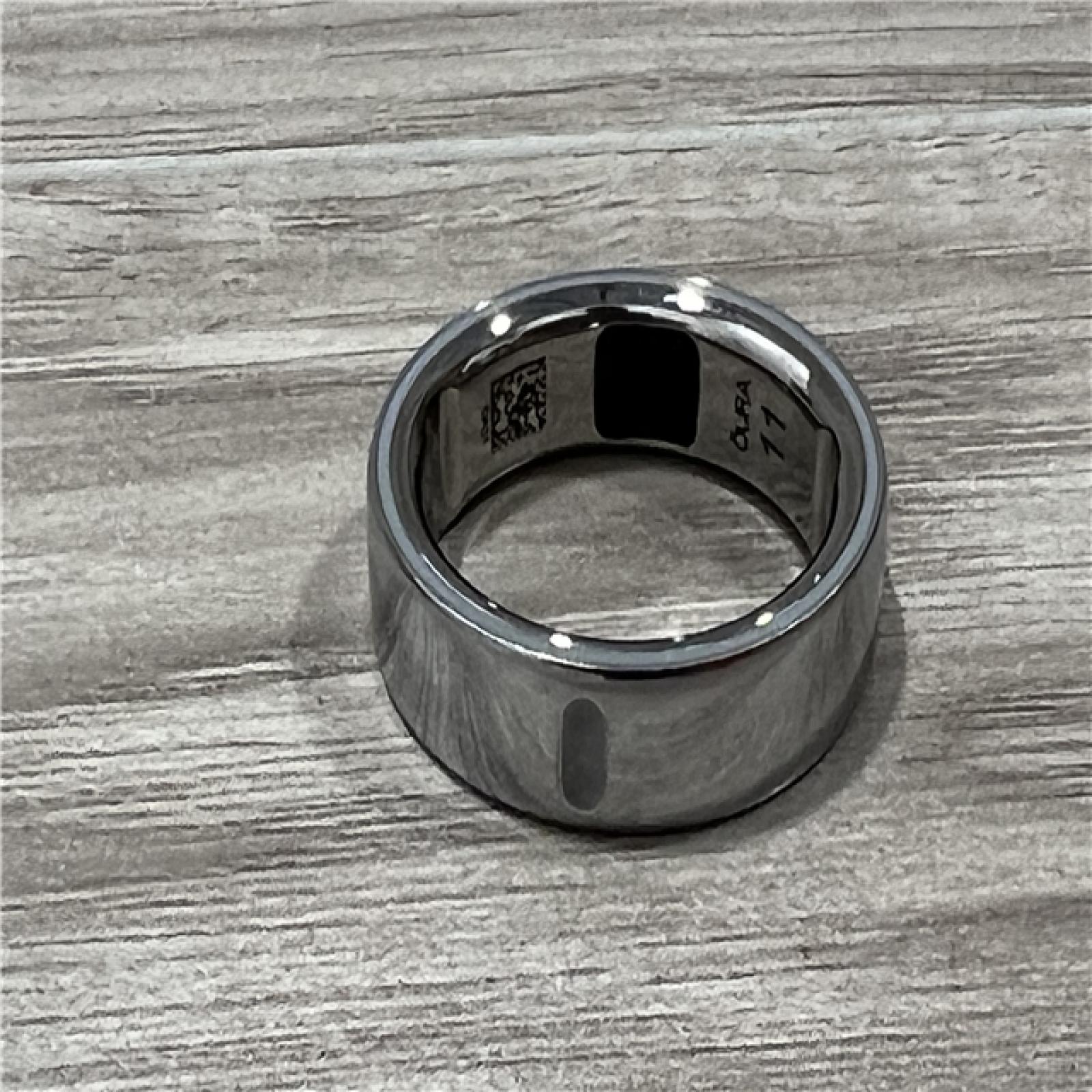 AS-IS Oura - Ring 4 - Smart Ring - Size Before You Buy with OR4 Sizing Kit - Size 11 - Silver