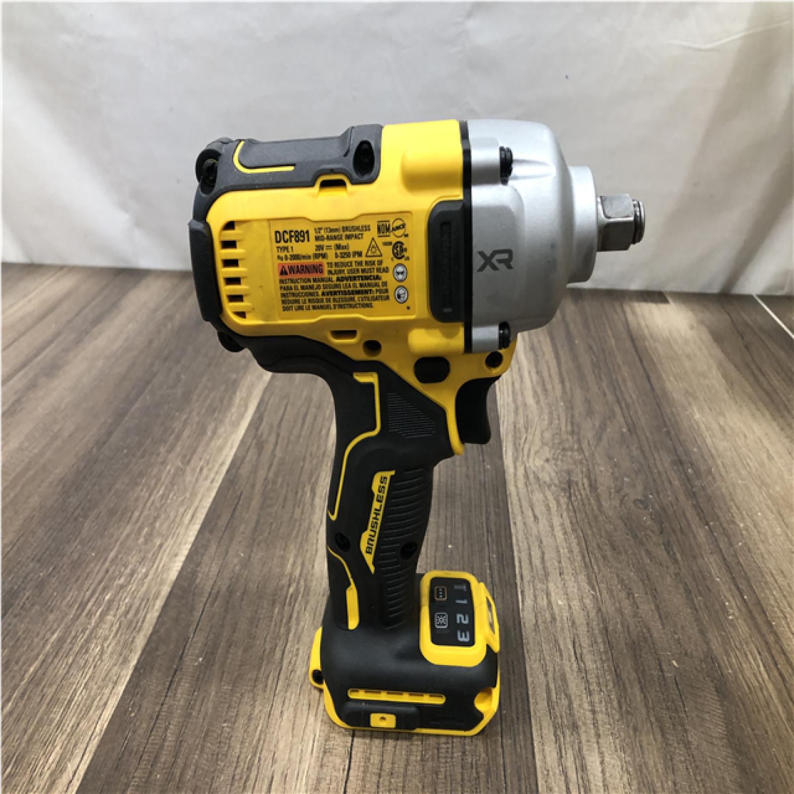 AS-IS DEWALT 20V MAX XR Cordless 1/2 in. Impact Wrench (Tool Only)