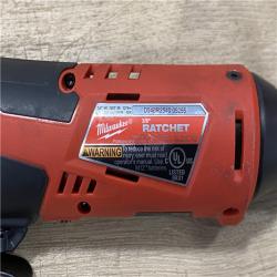 AS-IS Milwaukee 12V Lithium-Ion Cordless 3/8 in. Ratchet (Tool-Only)