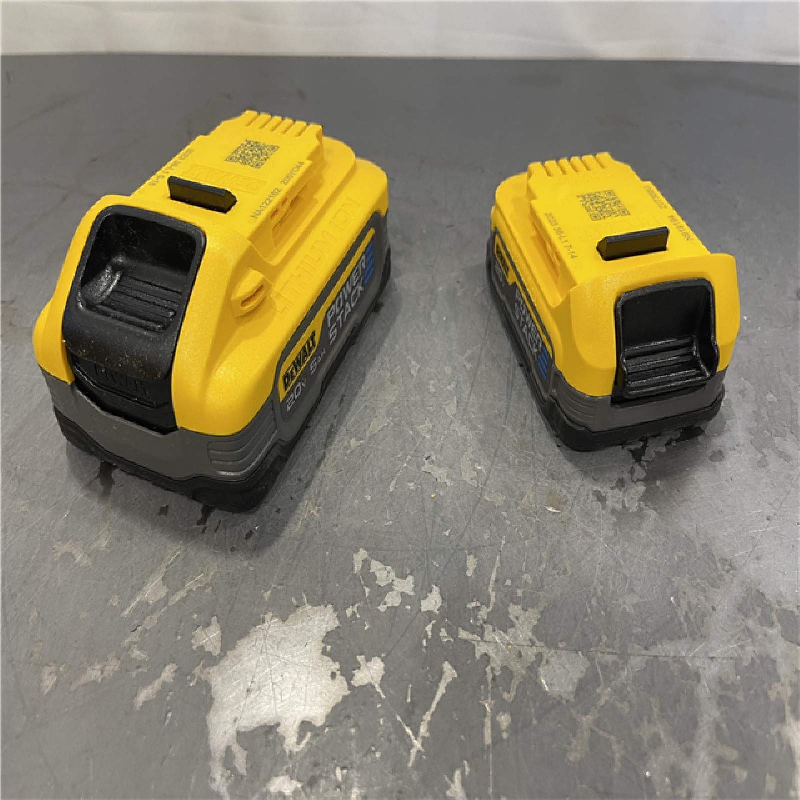 AS-IS - DeWalt 20V MAX XR POWERSTACK Lithium-Ion Battery Starter Kit