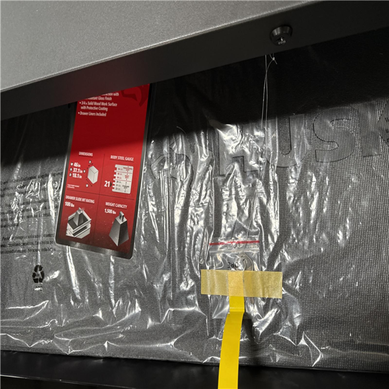 California AS-IS Husky 46 in 9-Drawer Mobile Workbench