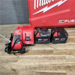 HOUSTON LOCATION - AS-IS Milwaukee  FUEL 18V Lithium-Ion Brushless Cordless Hammer Drill and Impact Driver Combo Kit