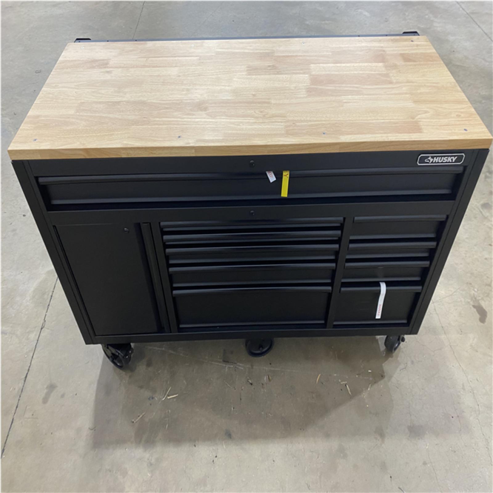 Houston Location - AS-IS home improvement pallet HUSKY 61 IN 10 DRAWER WORKBENCH