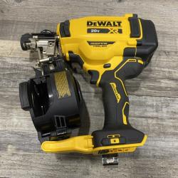 AS-IS DEWALT 20V MAX Lithium-Ion 15-Degree Electric Cordless Roofing Nailer Kit
