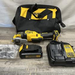 AS-IS DEWALT 20V MAX XR Cordless Brushless 3-Speed Oscillating Multi Tool Kit